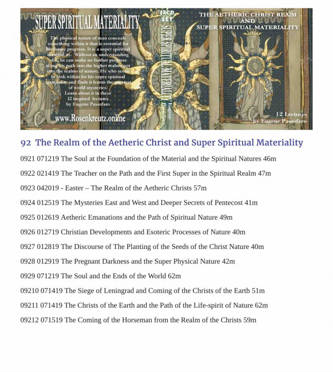 Secrets of Super Spiritual Materiality