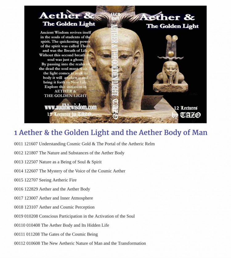 Secrets of the Aether Body  ORDER NOW