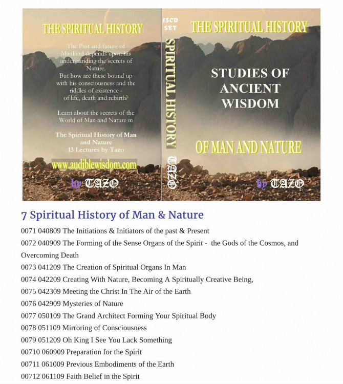 The Secret Spiritual History of Man and Nature 