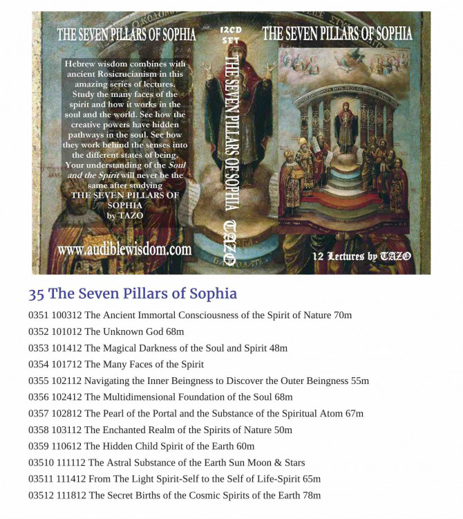 Secrets of Sophia and Her Mysteries 