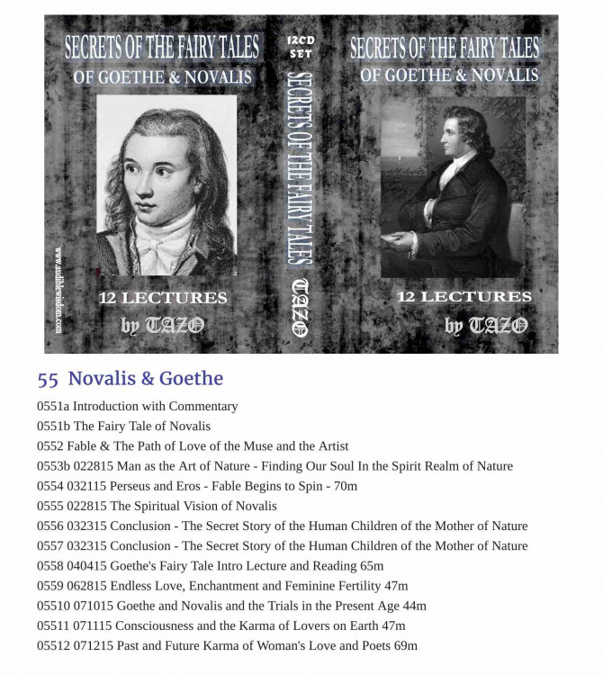  Secrets of the Fairy Tales of Goethe and Novalis